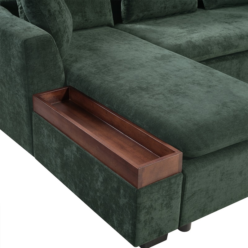 Sectional Sofa 93.7 Inch L-shaped Sofa Upholstered Sofa Couch