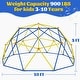 preview thumbnail 12 of 18, 10FT Geometric Climbing Dome Climber Playground for Kids 3-10, Climbing Toys for Kids - N/A