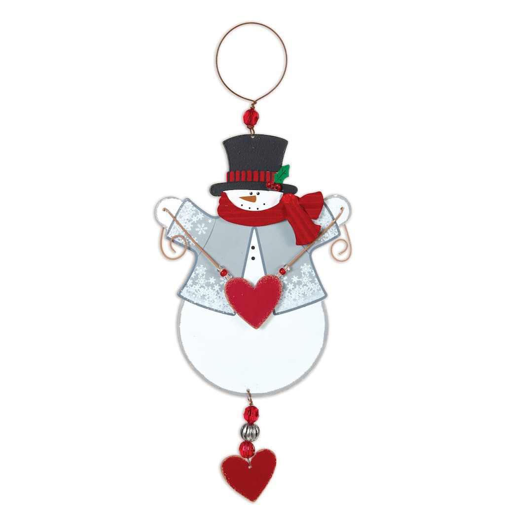 "Heart of the Snowman" Ornament - Set of 3