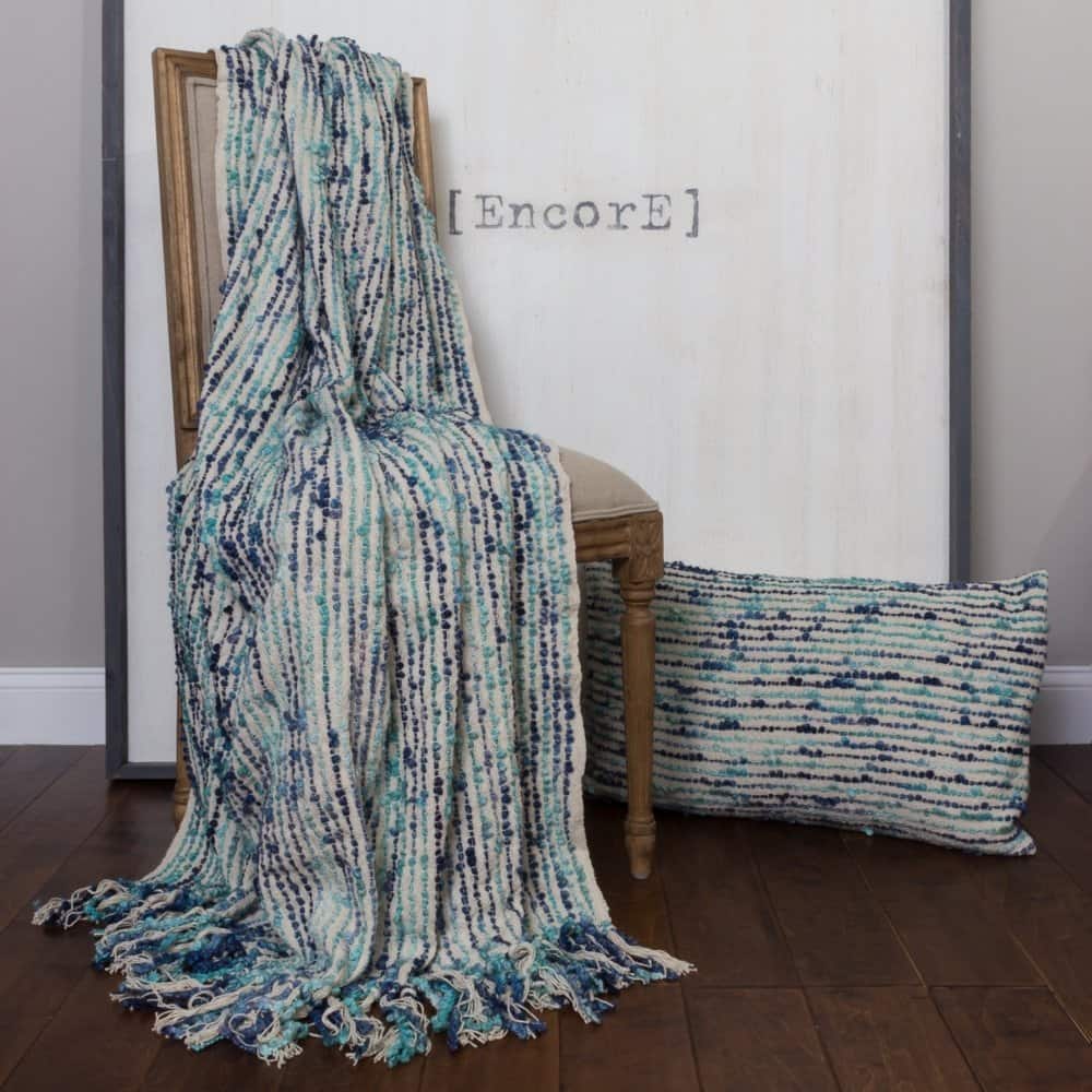 Asche Cotton Woven Throw