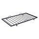 preview thumbnail 11 of 38, Full Size Metal House Bed with Trundle and Roof for Kids' Rooms