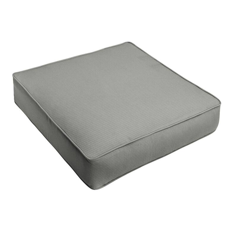 Sorra Home Outdura Solid Indoor/Outdoor Corded Chair Cushion