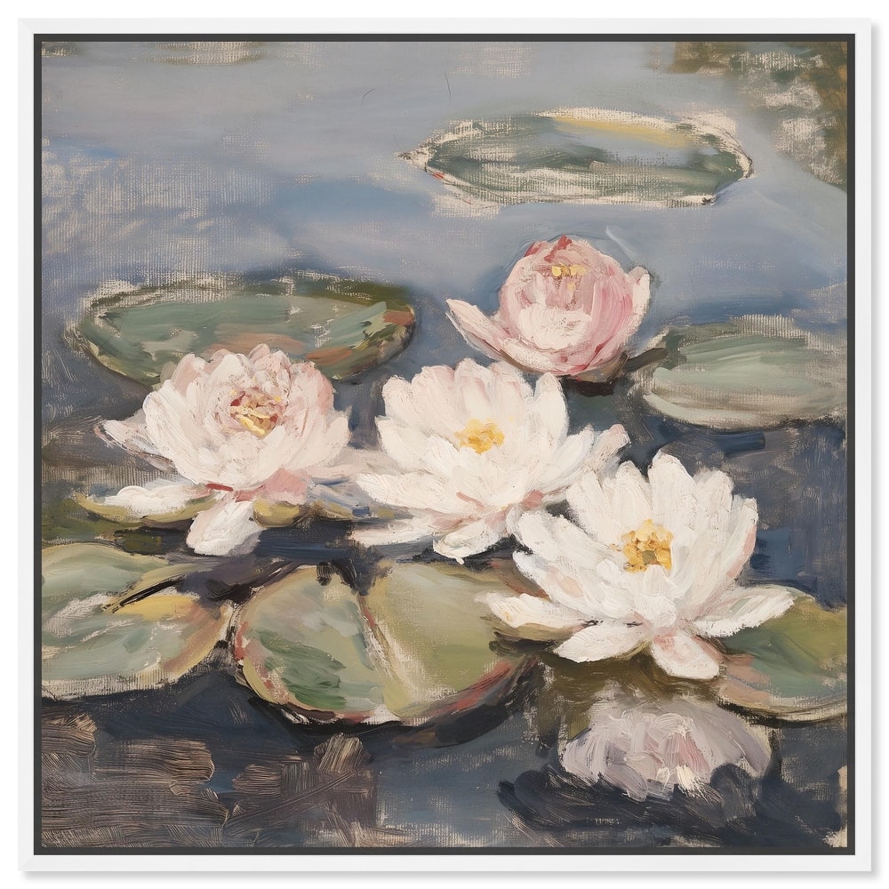 Water Lilies Canvas by Art Remedy