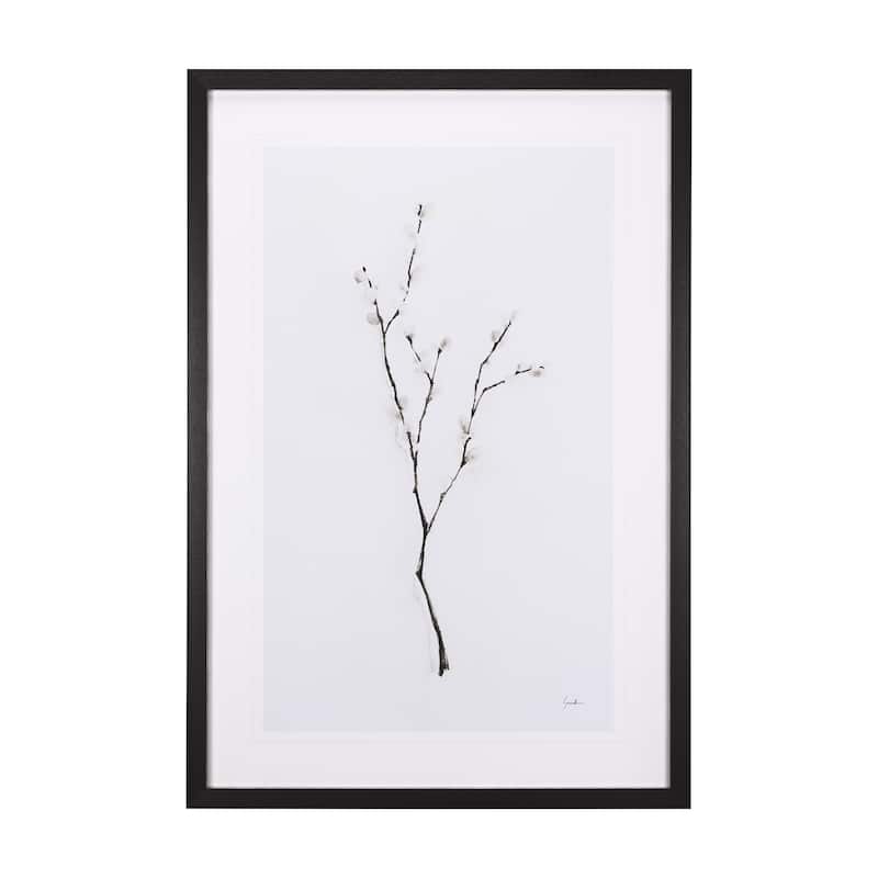 Snow Greetings I Framed Art Print