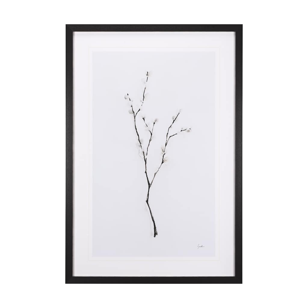 Snow Greetings I Framed Art Print