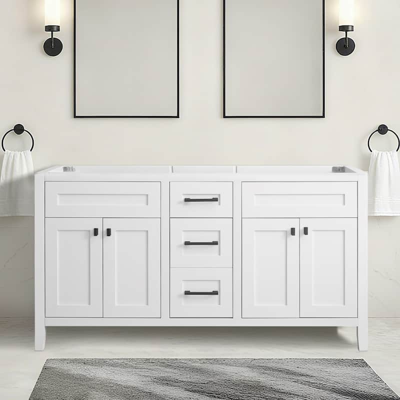 Nephelily 48" 60" 72" Bathoom Vanity Base Only, Easy-to-Install