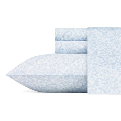 Laura Ashley Soft & Silky Sateen Printed Cotton Sheet Set