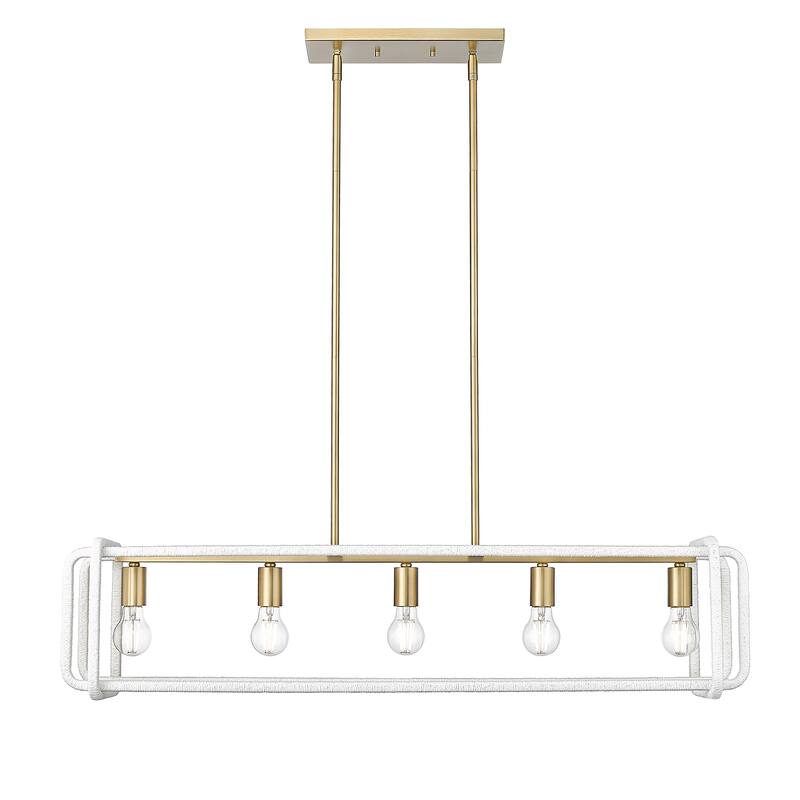 Camden 41.125" Wide 5-Light Linear Pendant