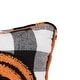 preview thumbnail 4 of 3, Jack-o -Lantern Check Pillow