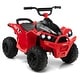 preview thumbnail 7 of 9, 12V Kids Ride On ATV with High/Low Speed and Comfortable Seat - 37.8" x 22.8" x 27.6" Red