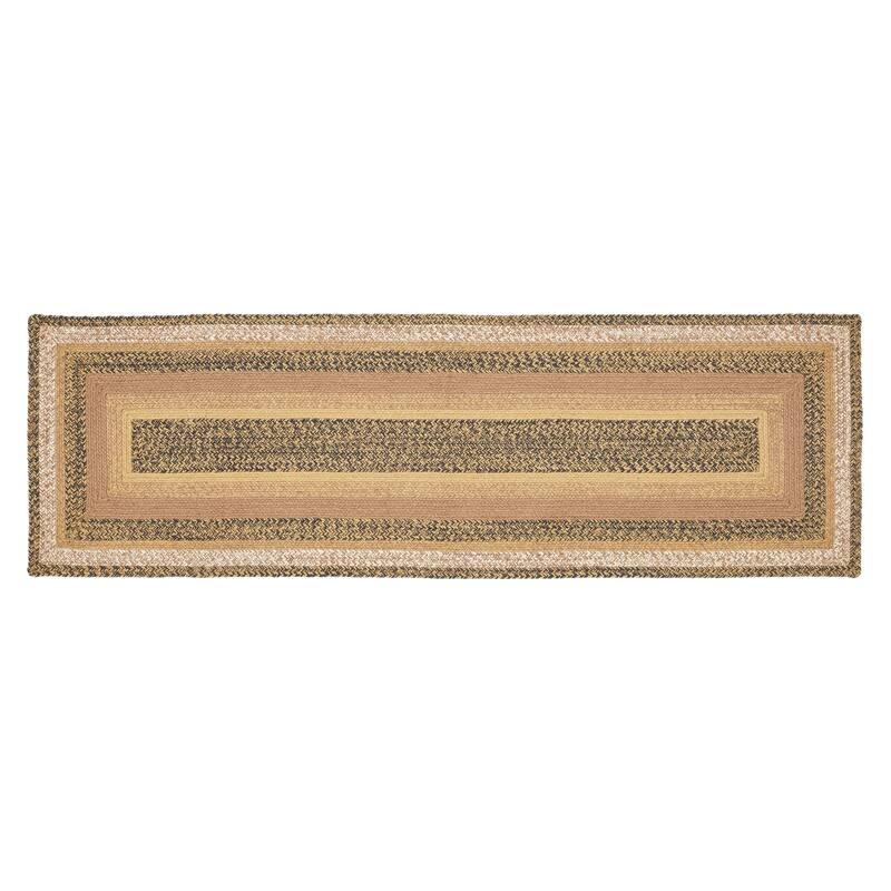 Kettle Grove Jute Rug/Runner Rect w/ Pad 24x78 - 3'6"