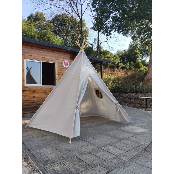 5 pole teepee top