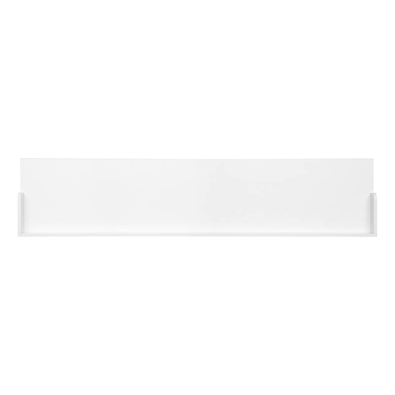 White Finish Multipurpose Over the Bed Desk with Adjustable Height, Metal Legs with Casters