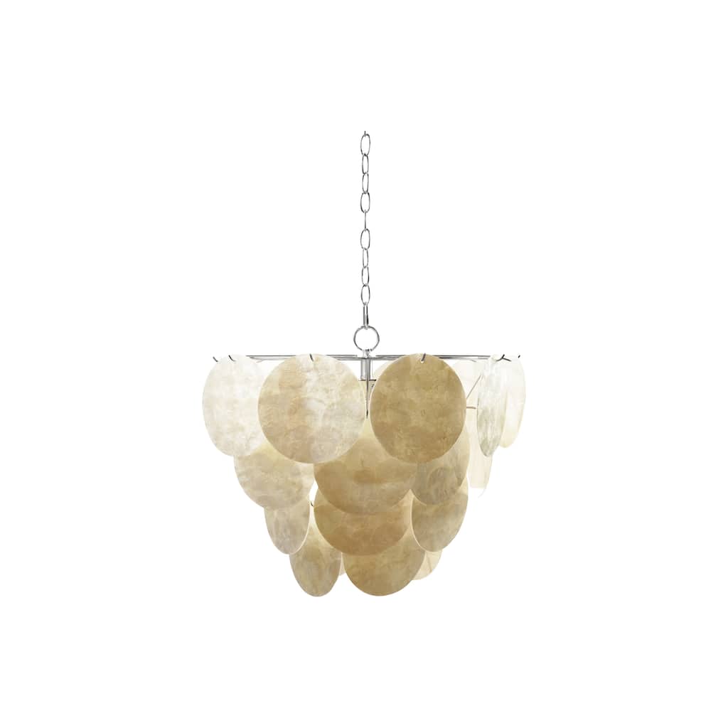 Capiz Shell Pendant Lamp - 22.0"L x 22.0"W x 18.0"H