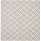 preview thumbnail 31 of 49, SAFAVIEH Handmade Flatweave Dhurries Regenia Modern Moroccan Wool Rug 8' Square - Grey/Ivory - Square