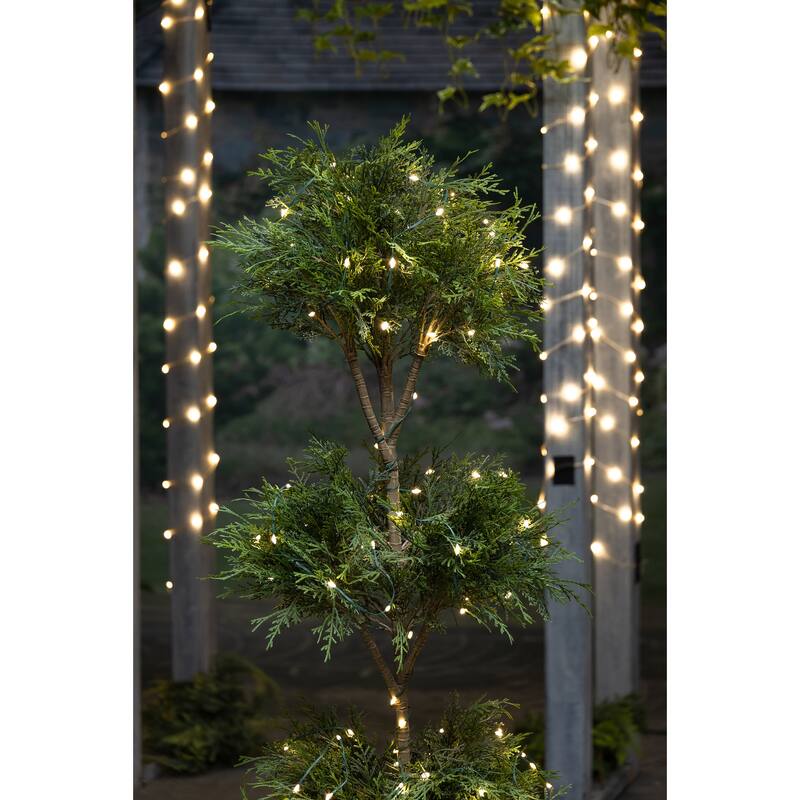 50 ft Connectable Ribbon Wrap Light with Green Wire