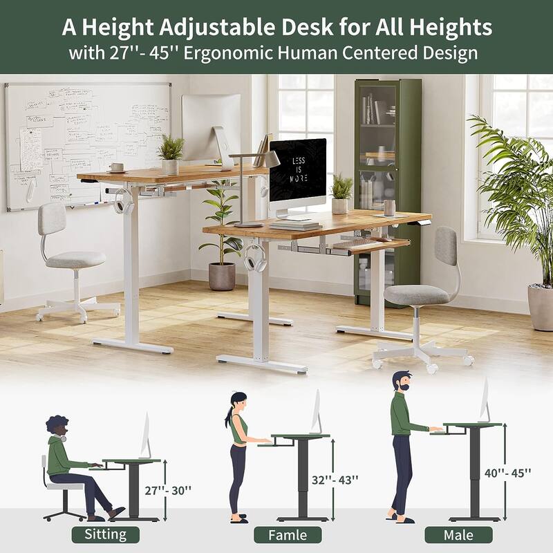 FEZIBO/Home Office Furniture/Wood/Desk With Keyboard Tray/Desks Bed Bath & Beyond 38331033