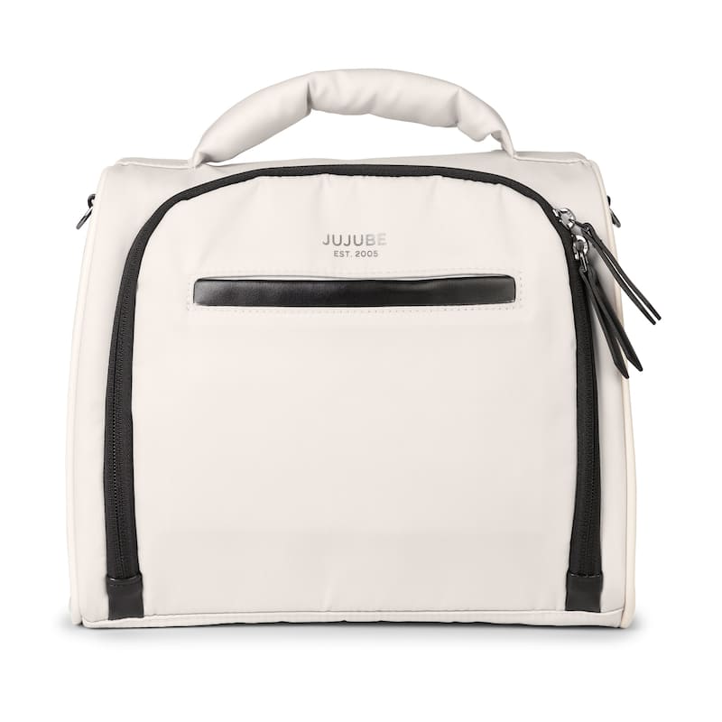 JuJuBe Insulated Bottle Bag Lunch Bag - Off-White