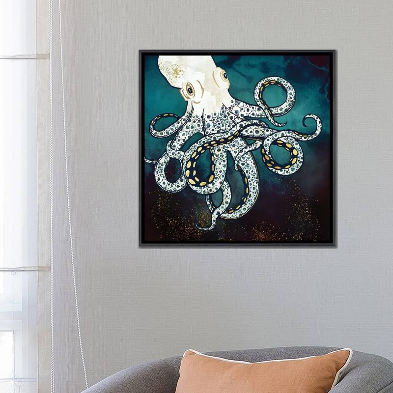 iCanvas "Underwater Dream VII" by SpaceFrog Designs Framed
