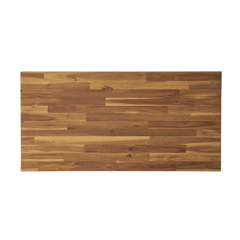 Huettl Acacia Wood and Iron Bar Table by Christopher Knight Home