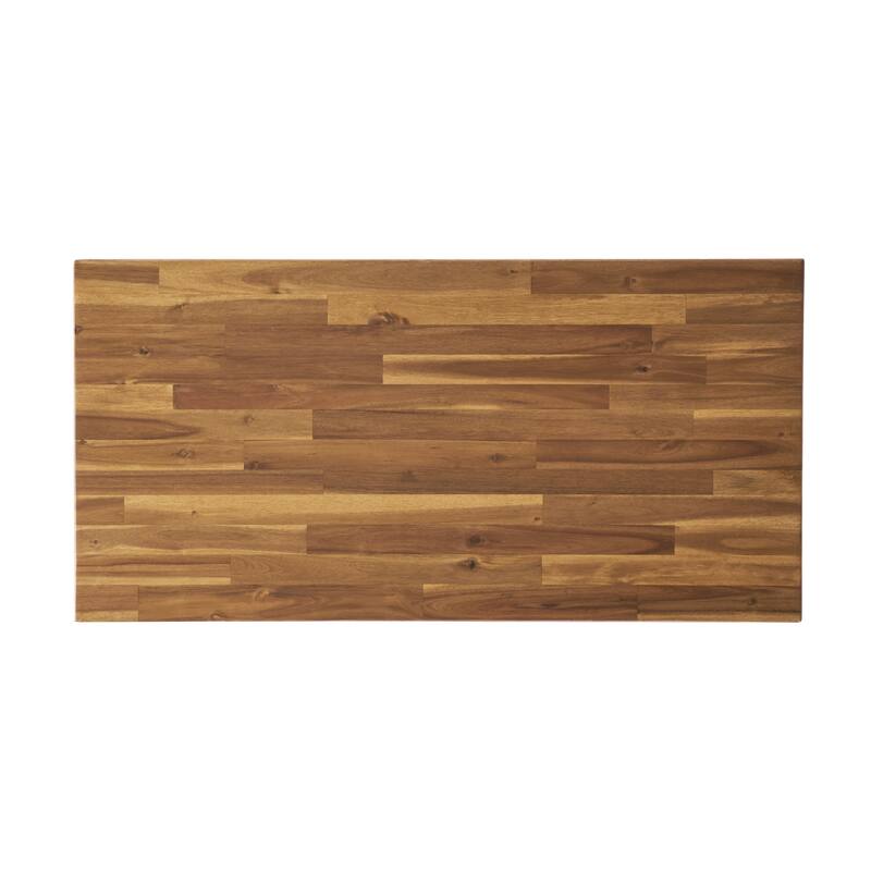 Roomfitters Modern Wood Bar Height Dining Table, 42" Pub Table with Rubberwood Legs and Laminate Top, Natural