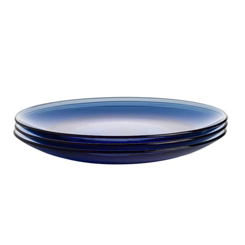 STP Goods 10.6" Borosilicate Glass Dinner Plate Set of 4