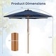 preview thumbnail 23 of 28, Costway 9 FT Patio Umbrella with Adjustable Height Rope Pulley Lift