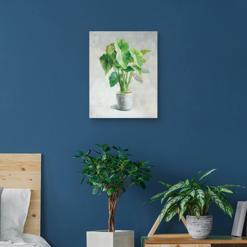 Greenhouse Palm I Crop by Danhui Nai Canvas Art Print