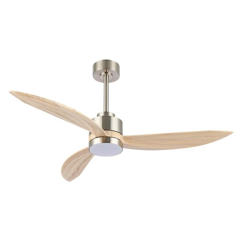 WINGBO 64-inch 3-Blades Indoor Celiing Fan with LED Light, White