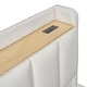 preview thumbnail 14 of 13, Upholstered Mother & Child Platform Bed, Queen & Twin XL Platform Bed Frame w/ Hydraulic Storage System, Drawer Box & USB Ports