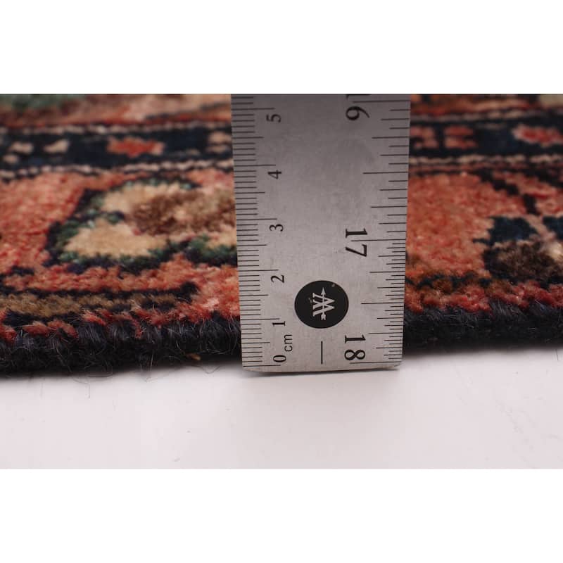 ECARPETGALLERY Hand-knotted Andelz Red Wool Rug - 2'11 x 10'6