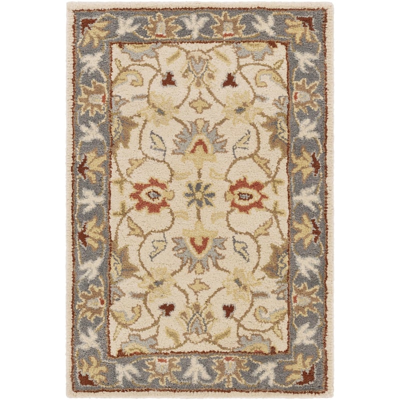 Livabliss Caesar Updated Traditional Border Area Rug.