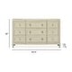 preview thumbnail 8 of 6, Magnussen Home Sheridan Limestone Drawer Dresser