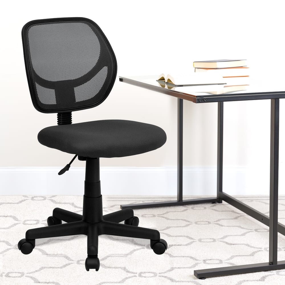 Low Curved Back Mesh Swivel Task Office Chair