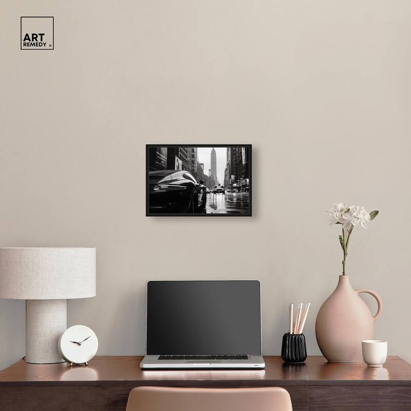 Rainy Day New York Canvas by Art Remedy