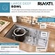 preview thumbnail 5 of 11, Ruvati 33-inch Undermount 16 Gauge Tight Radius Large Kitchen Sink Stainless Steel Single Bowl - RVH7433 - Silver - 33" x 19"