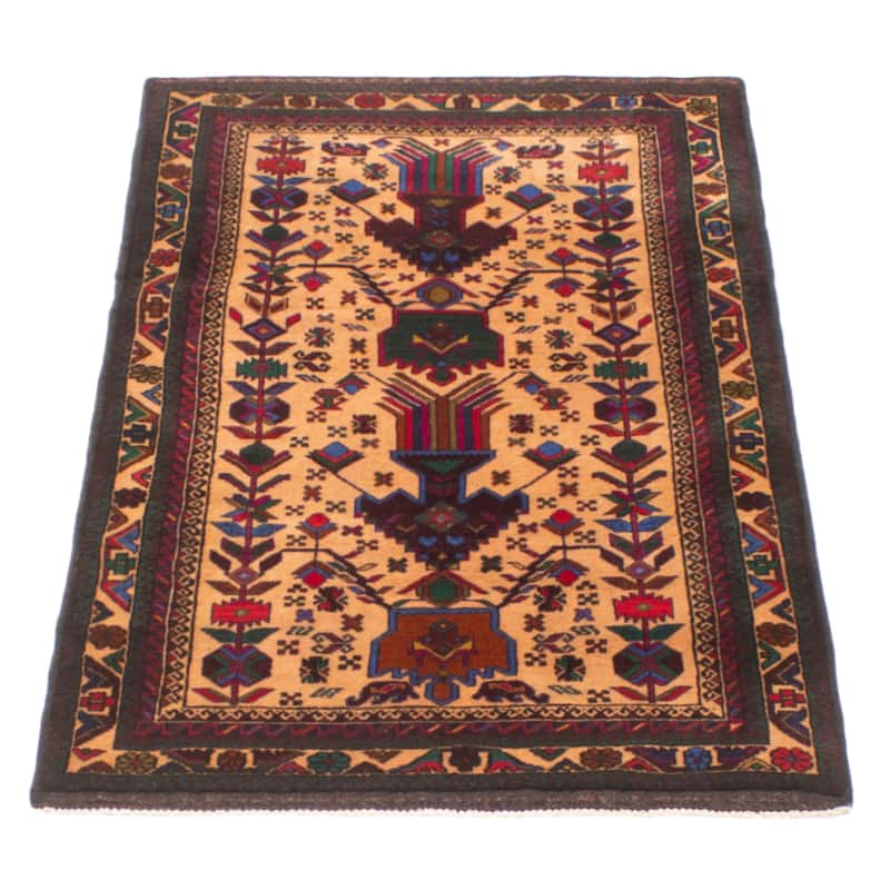 Teimani Brown Rug 2'9" x 4'11" - 2'9 x 4'11