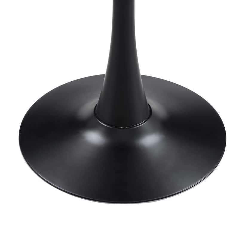 Round Tulip Dining Table, Kitchen Table with Thickened Tabletop, Bistro Table Circle Table Coffee Table