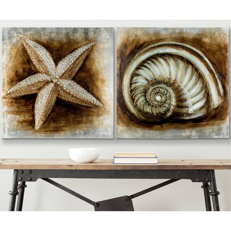 SAFAVIEH Home 2-Piece Shell Paintings