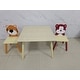preview thumbnail 6 of 16, Kids Table and 2 Chairs Set, 3 Pieces Toddler Table and Chair Set