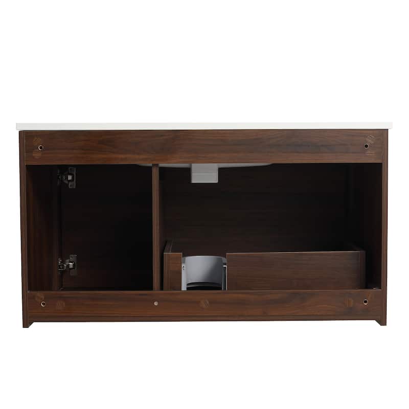 Bathroom Vanity With Sink In 36 Inch, Floating Bathroom Vanity With Soft Close Door