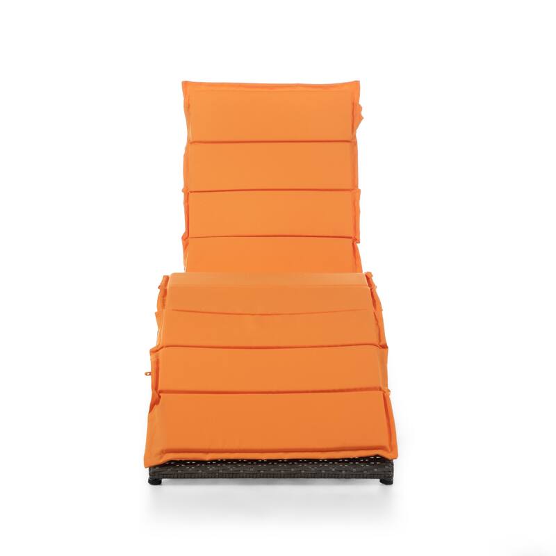 Sion Contemporary Wicker Curved Outdoor Lounger by M&L Co.