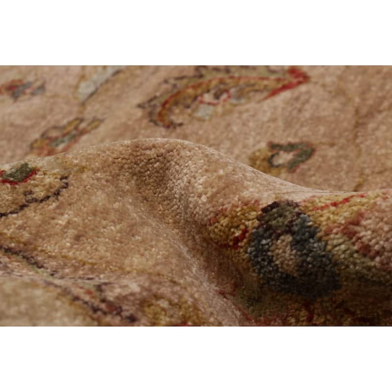 ECARPETGALLERY Hand-knotted Jamshidpour Tan Wool Rug - 8'0 x 9'9