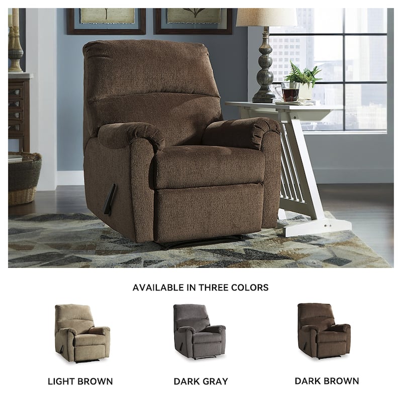 Nerviano Traditional Zero Wall Recliner Chocolate