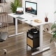 preview thumbnail 29 of 51, Futzca Height Adjustable Electric Standing Desk Sit Stand Computer Stand up Desk with Splice Board White/White55*24