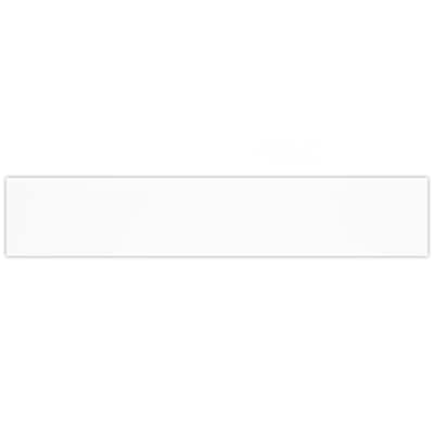 Merola Tile Battiscopa Glossy White 3-1/8" x 17-3/4" Ceramic Wall Trim - (1 Tile)