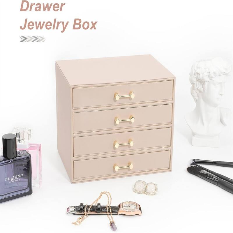 Stackable Jewelry Trays Organizer - 7.48"D x 5.51"W x 6.3"H