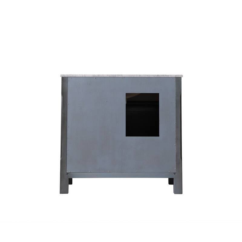 Altair Maribella Single Bathroom Vanity Set and Carrara White Countertop without Mirror