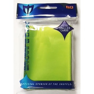 LIME GREEN 60 SLEEVES DECK PROTECTOR SMALL