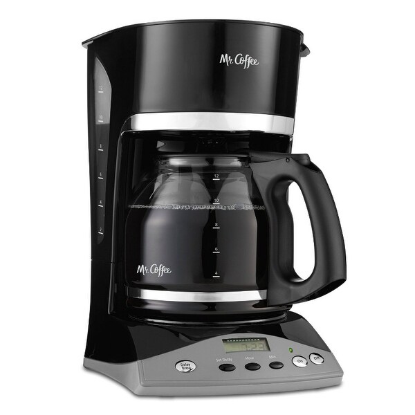 Mr. Coffee SKX23-NP Programmable Coffeemaker, Black, 12-Cup